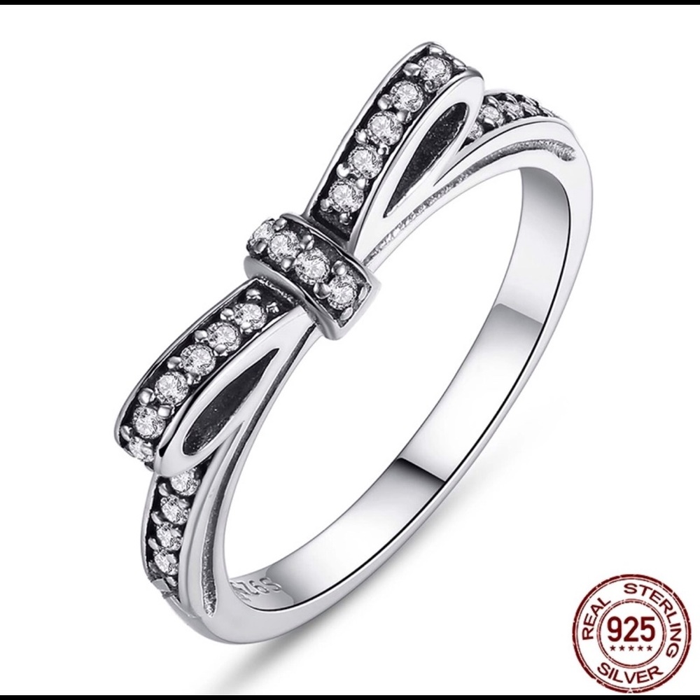 Beautiful Silver Tie Rings